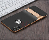 Flip Kickstand Shock Proof Back Cover For iPhone X by H&A