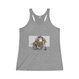 The Bulldogzer Women's Tri-Blend Racerback Tank
