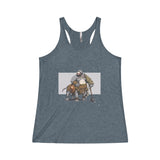 The Bulldogzer Women's Tri-Blend Racerback Tank