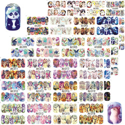 Special Set #6 - 48 Sheets Per Set | Cute Animals Theme Nail Art Decals